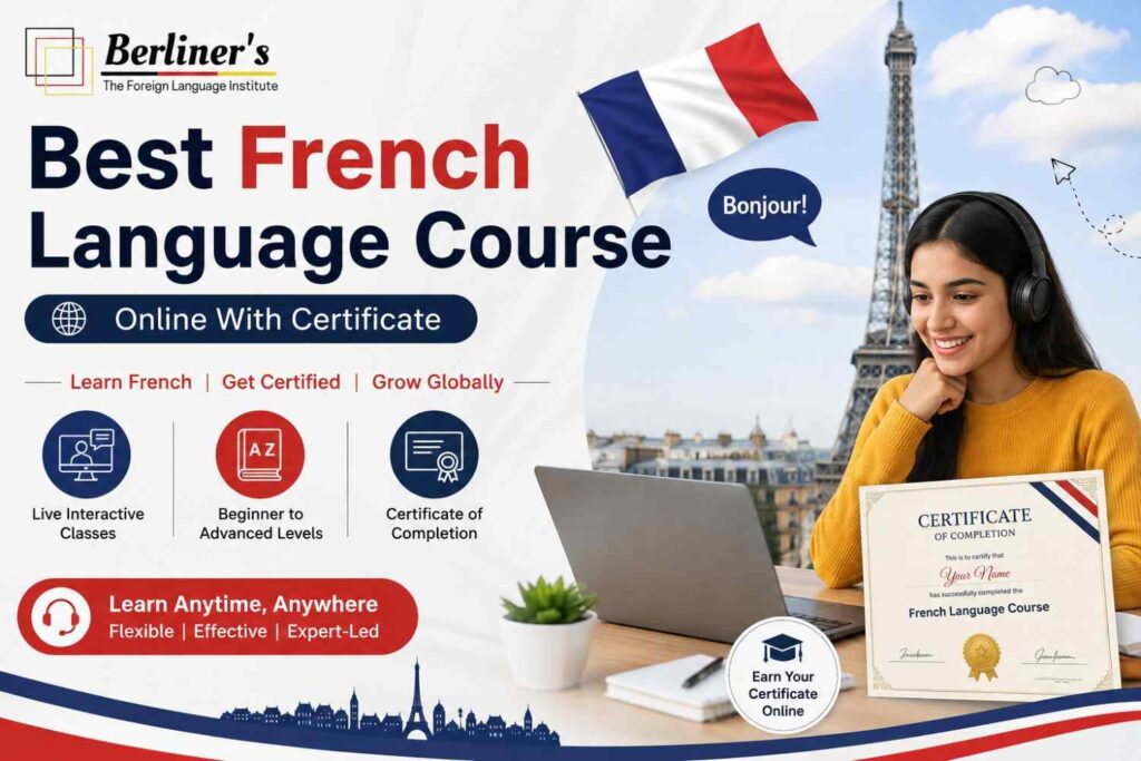 Best French Language Course Online With Certificate