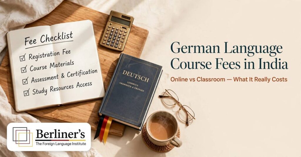 German Language Course Fees in India: What Online and Classroom Courses Really Cost (2026)